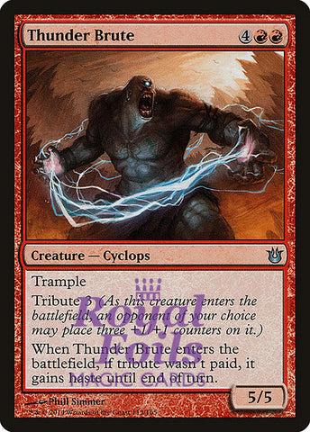 Thunder Brute 2x FOIL BNG MTG Born of the Gods Uncommon MINT red