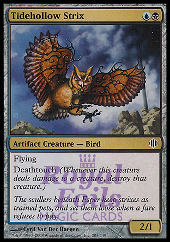 Tidehollow Strix 3x FOIL ALA MTG Shards of Alara Common MINT blue black artifact