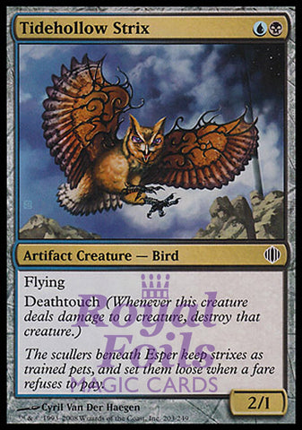 Tidehollow Strix 3x FOIL ALA MTG Shards of Alara Common MINT blue black artifact