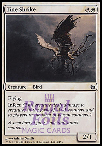 Tine Shrike 2x FOIL MBS MTG Mirrodin Besieged Common MINT white