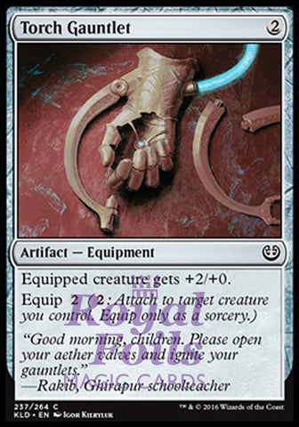Torch Gauntlet 4x FOIL KLD MTG Kaladesh Common MINT artifact