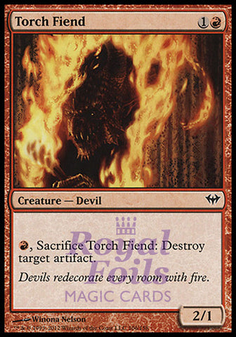 Torch Fiend 4x FOIL DKA MTG Dark Ascension Common MINT red