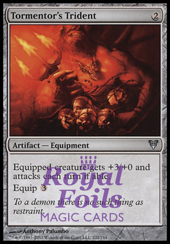 **3x FOIL Tormentor's Trident** AVR MTG Avacyn Restored Uncommon MINT artifact