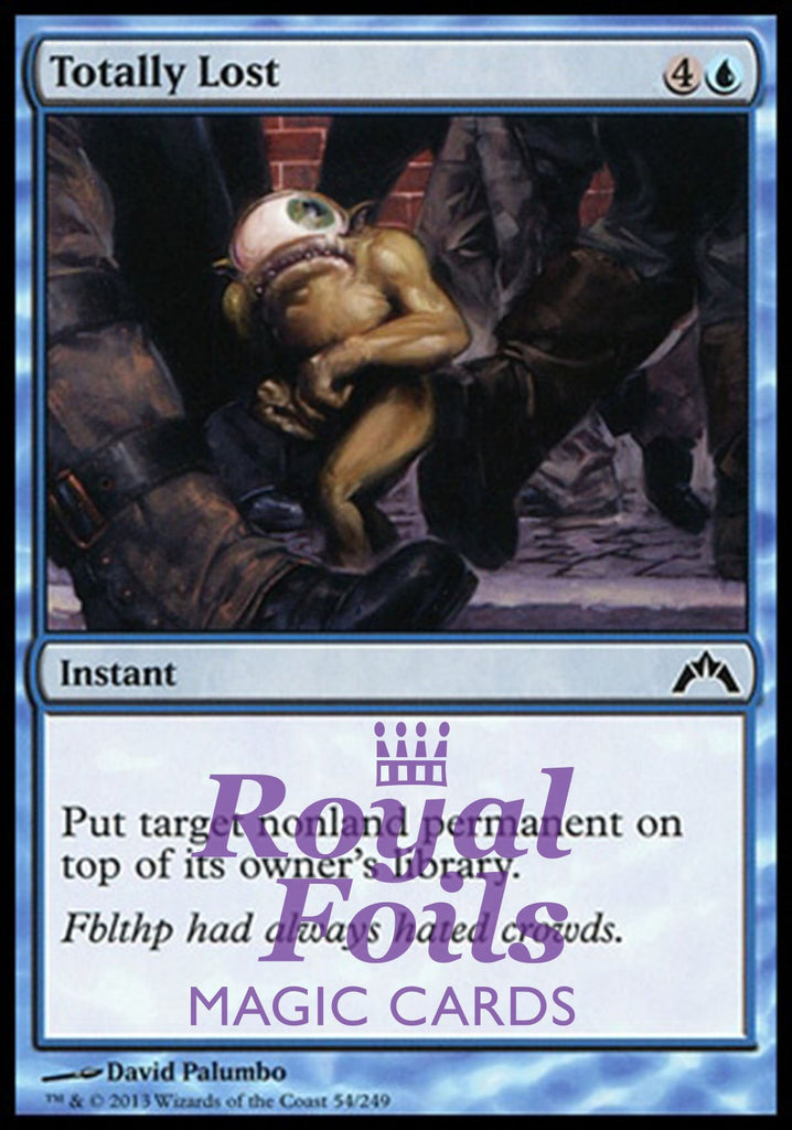 Totally Lost 4x FOIL GTC MTG Gatecrash Common MINT blue
