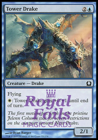 **4x FOIL Tower Drake** RTR MTG Return to Ravnica Common MINT blue