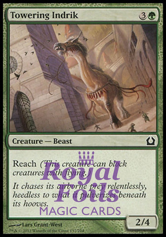 Towering Indrik 4x FOIL RTR MTG Return to Ravnica Common MINT green