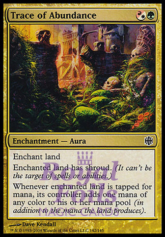 **1x FOIL Trace of Abundance** ARB MTG Alara Reborn Common NM red white green