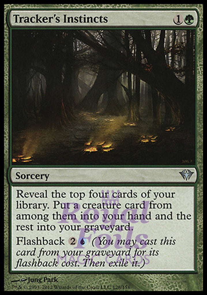 Tracker's Instincts 4x FOIL DKA MTG Dark Ascension Uncommon 3 MINT 1 NM green