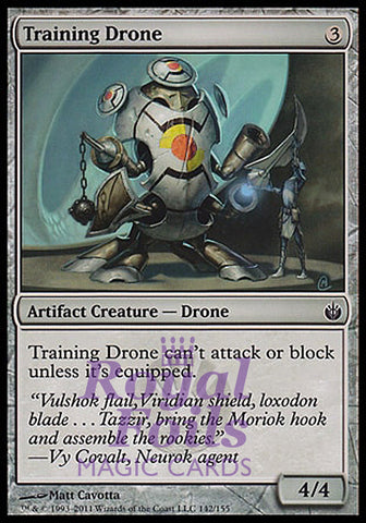 **4x FOIL Training Drone** MBS MTG Mirrodin Besieged Common MINT artifact