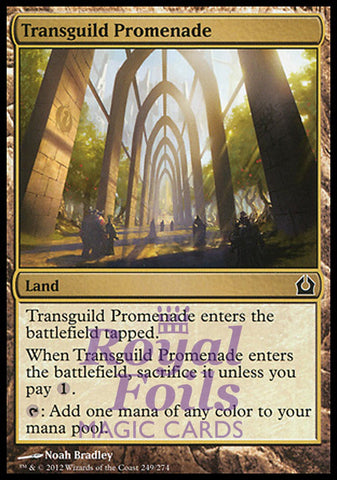 Transguild Promenade 4x FOIL RTR MTG Return to Ravnica Common MINT land