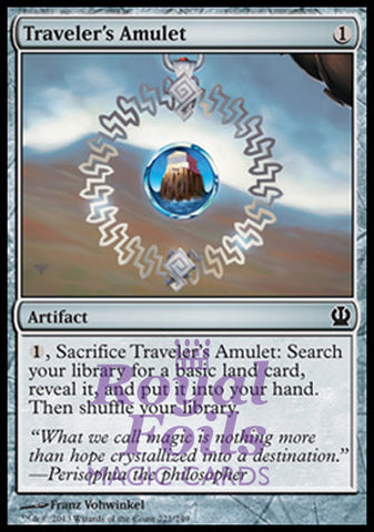 Traveler's Amulet 4x FOIL THS MTG Theros Common MINT artifact