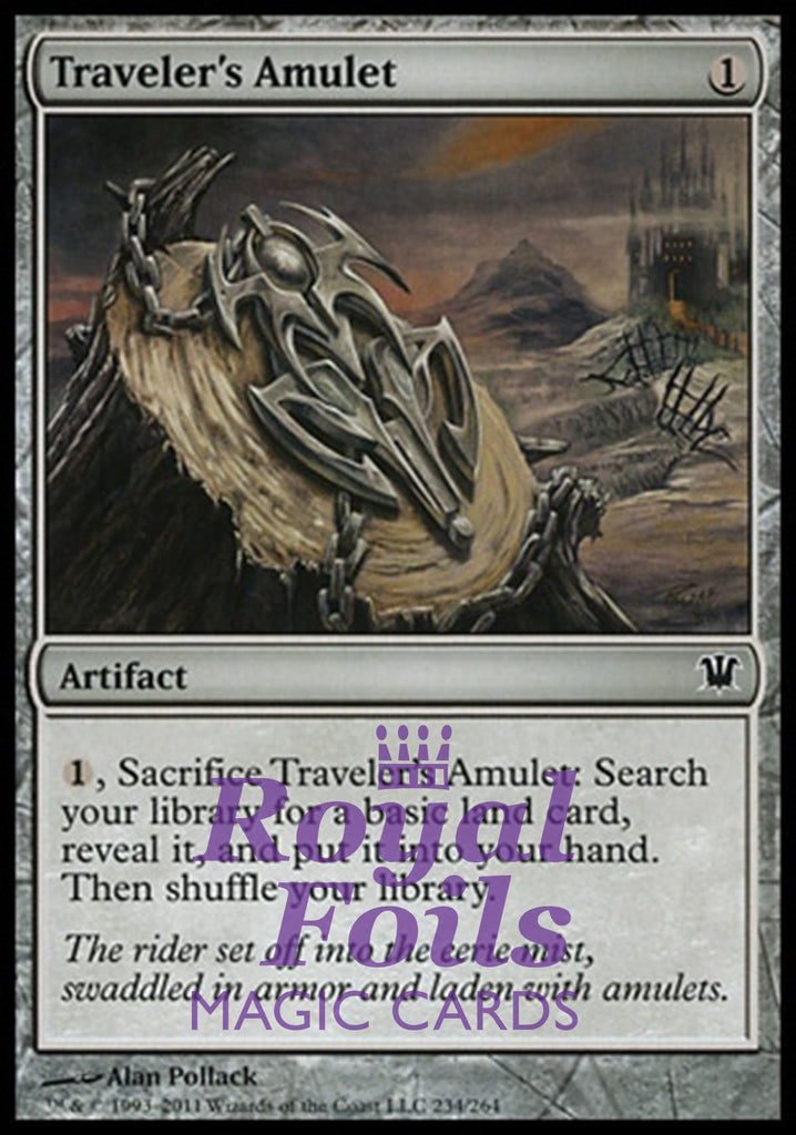 Traveler's Amulet 4x FOIL ISD MTG Innistrad Common MINT artifact