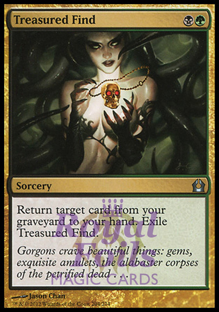Treasured Find 1x FOIL RTR MTG Return to Ravnica Uncommon MINT black green