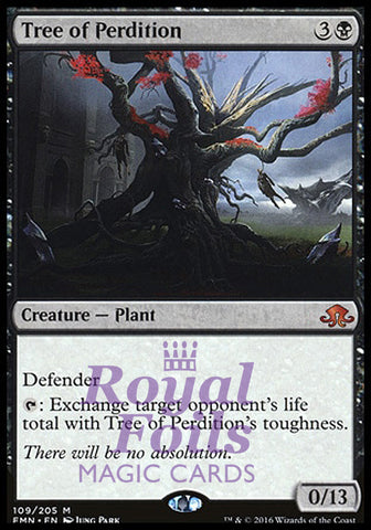 Tree of Perdition 1x FOIL EMN MTG Eldritch Moon Mythic MINT black