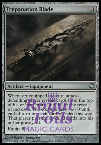 Trepanation Blade 1x FOIL ISD MTG Innistrad Uncommon MINT artifact