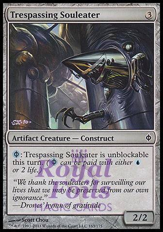 Trespassing Souleater 4x FOIL NPH MTG New Phyrexia Common MINT artifact
