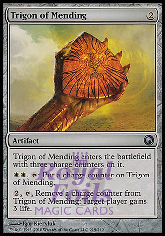 **4x FOIL Trigon of Mending** SOM MTG Scars of Mirrodin Uncommon MINT white artifact