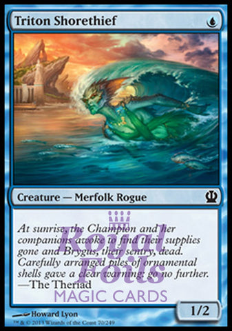 Triton Shorethief 4x FOIL THS MTG Theros Common MINT blue