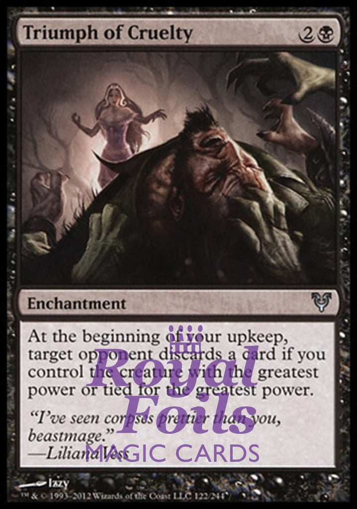 Triumph of Cruelty 3x FOIL AVR MTG Avacyn Restored Uncommon MINT black