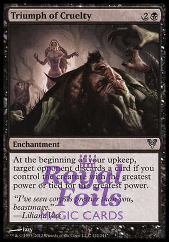 Triumph of Cruelty 3x FOIL AVR MTG Avacyn Restored Uncommon MINT black