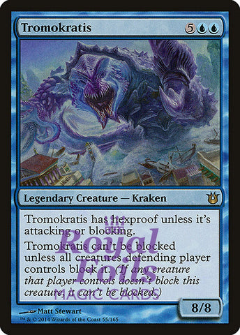 Tromokratis 1x FOIL BNG MTG Born of the Gods Rare MINT blue