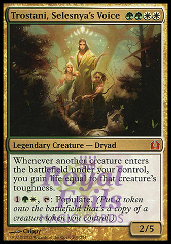 Trostani Selesnya's Voice 1x FOIL RTR MTG Return to Ravnica Mythic MINT green white