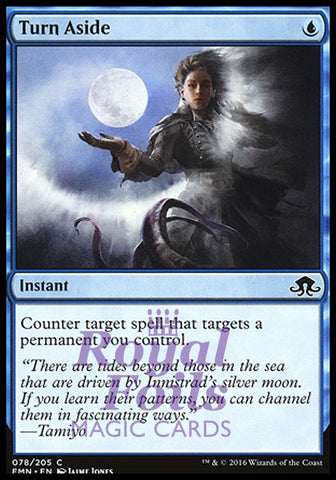 Turn Aside 1x FOIL EMN MTG Eldritch Moon Common MINT blue