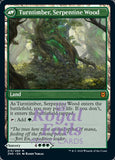 Turntimber Symbiosis // Serpentine Wood 1x FOIL ZNR MTG Zendikar Rising Mythic MINT green land