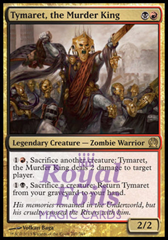 Tymaret the Murder King 1x FOIL THS MTG Theros Rare MINT black red
