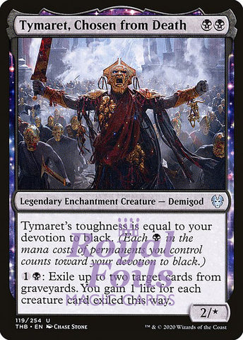 Tymaret, Chosen from Death 4x FOIL THB MTG Theros Beyond Death Uncommon MINT black