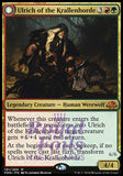 **1x FOIL Ulrich of the Krallenhorde // Ulrich Uncontested Alpha** EMN MTG Eldritch Moon Mythic NM+ red green