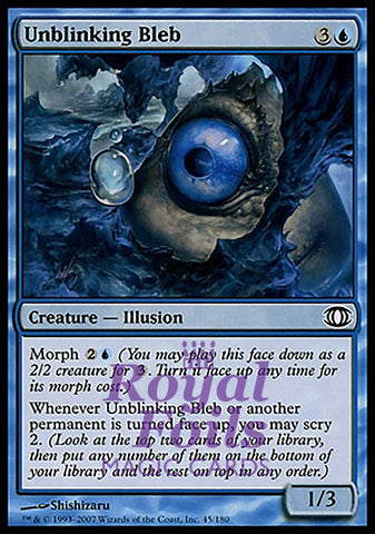 **1x FOIL Unblinking Bleb** FUT MTG Future Sight Common NM+ blue