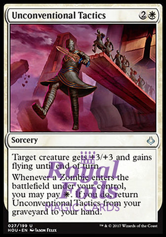 Unconventional Tactics 2x FOIL HOU MTG Hour of Devastation Uncommon MINT white