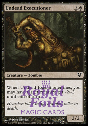 Undead Executioner 3x FOIL AVR MTG Avacyn Restored Common MINT black