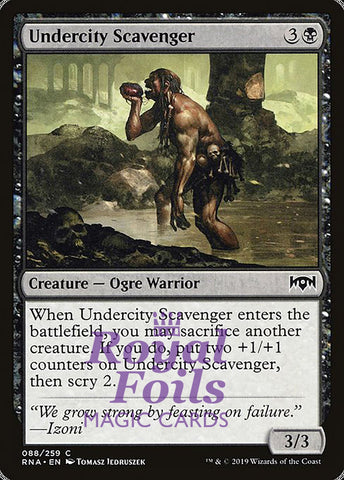 Undercity Scavenger 4x FOIL RNA MTG Ravnica Allegiance Common MINT black