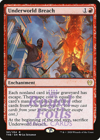 Underworld Breach 1x FOIL THB MTG Theros Beyond Death Rare MINT red