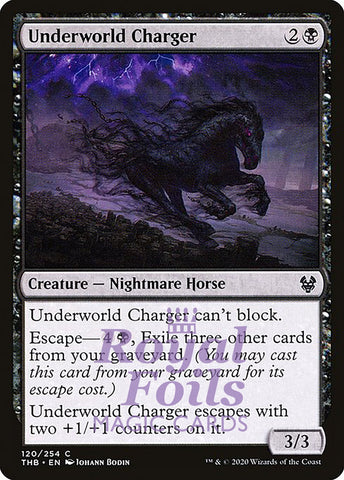 Underworld Charger 4x FOIL THB MTG Theros Beyond Death Common MINT black