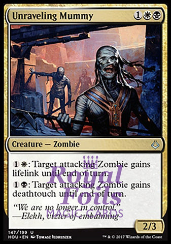 Unraveling Mummy 2x FOIL HOU MTG Hour of Devastation Uncommon MINT white black