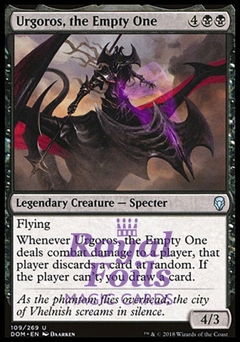 Urgoros, the Empty One 2x FOIL DOM MTG Dominaria Uncommon MINT black