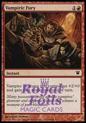 Vampiric Fury 2x FOIL ISD MTG Innistrad Common MINT