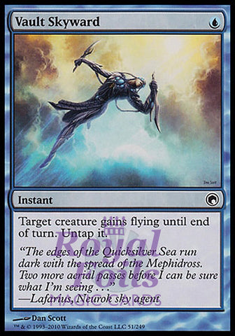 Vault Skyward 4x FOIL SOM MTG Scars of Mirrodin Common 3 MINT + 1 NM blue