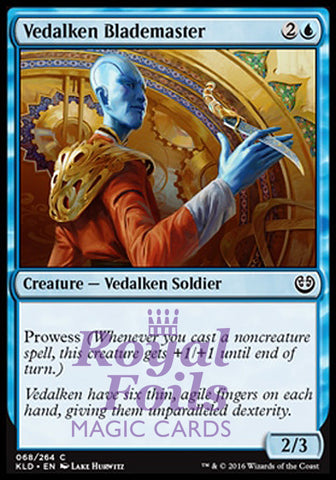 **4x FOIL Vedalken Blademaster** KLD MTG Kaladesh Common MINT blue