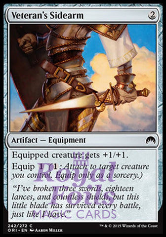 Veteran's Sidearm 4x FOIL ORI MTG Magic Origins Common MINT artifact