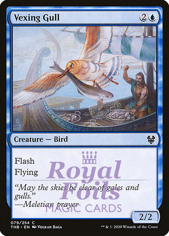**4x FOIL Vexing Gull** THB MTG Theros Beyond Death Common MINT blue