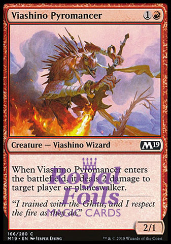 Viashino Pyromancer 1x FOIL M19 MTG Core Set 2019 Common MINT red