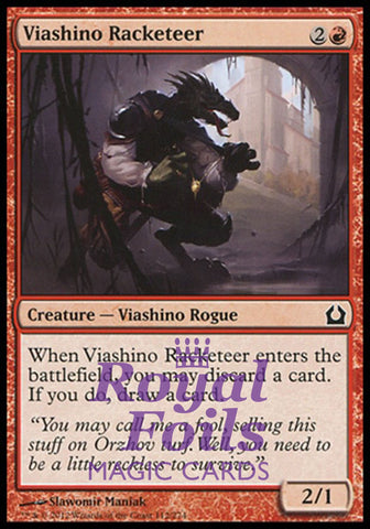 Viashino Racketeer 4x FOIL RTR MTG Return to Ravnica Common MINT red