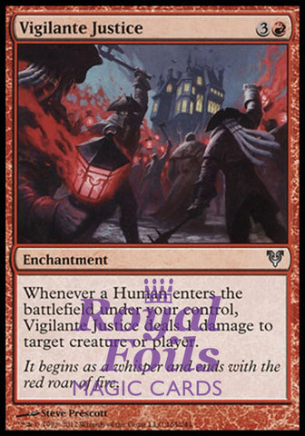 Vigilante Justice 3x FOIL AVR MTG Avacyn Restored Uncommon MINT red