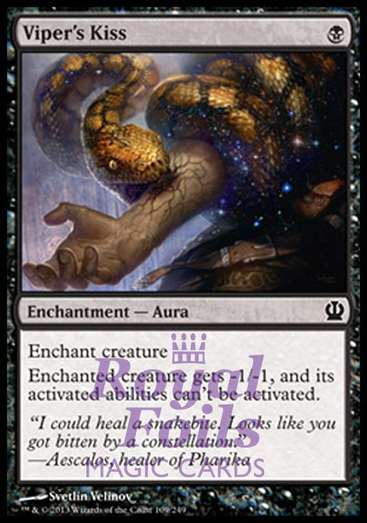 Viper's Kiss 4x FOIL THS MTG Theros Common MINT black