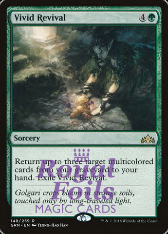 Vivid Revival 2x FOIL GRN MTG Guilds of Ravnica Rare MINT green