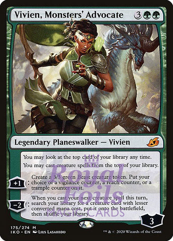 Vivien, Monsters' Advocate 1x FOIL IKO MTG Ikoria Mythic MINT green